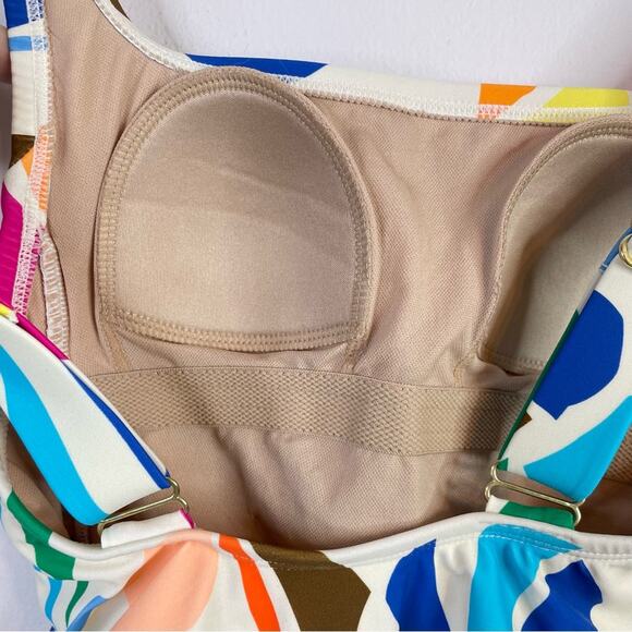 Tabitha Brown x Target Colorful Tropical One Piece Swimsuit Bathing suit XXS new - Picture 8 of 13